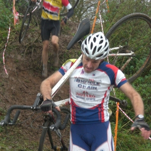 Mark Deakin, Somerset Road Club in Cyclo-cross action