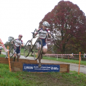 Mark Deakin, Somerset Road Club in Cyclo-cross action