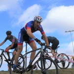 Mike Waterjohns Somerset Road Club in Cyclo cross action