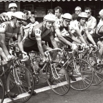 Somerset Road Club members at the start of a race